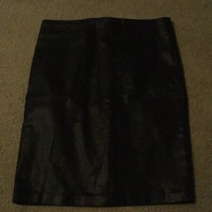 AllSaints black iridescent pencil skirt w/ zipper